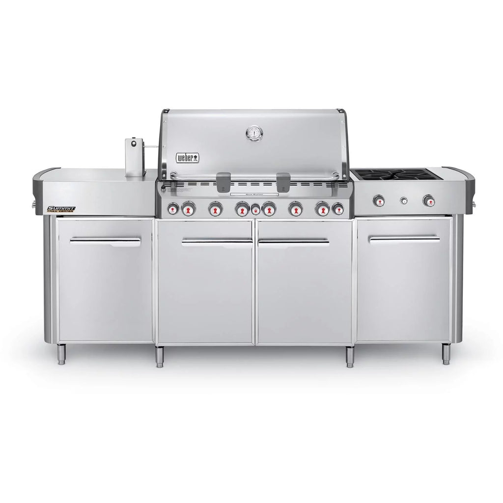 Natural Gas Grill With Rotisserie, Sear Burner & Side Burner V6408