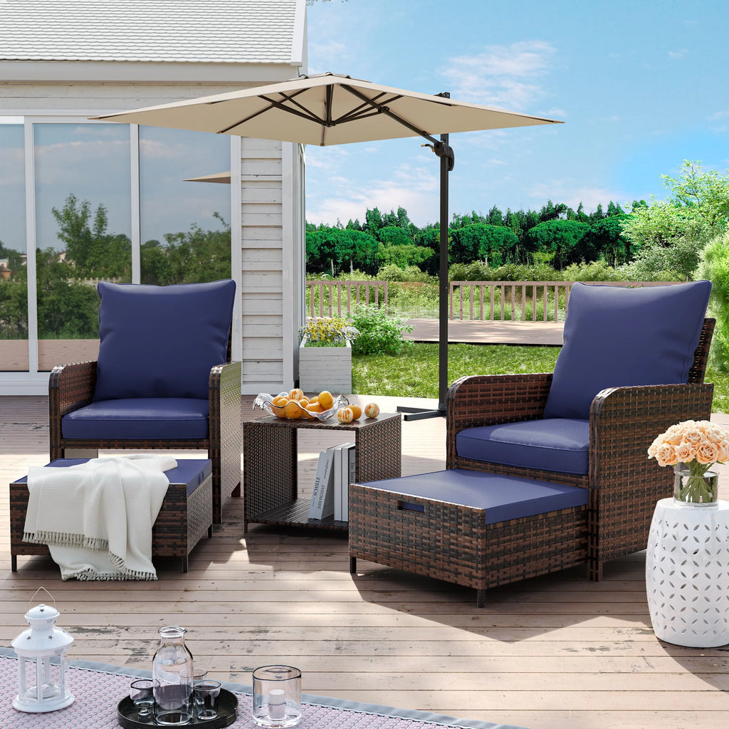 5 Piece Patio Furniture Set S50909