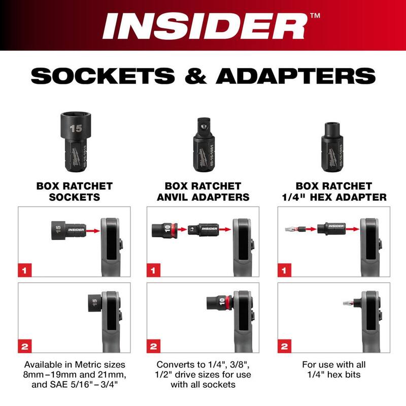 12V Lithium-Ion Brushless Cordless Extended Reach Box Ratchet with 2.5Ah Battery Pack J89758