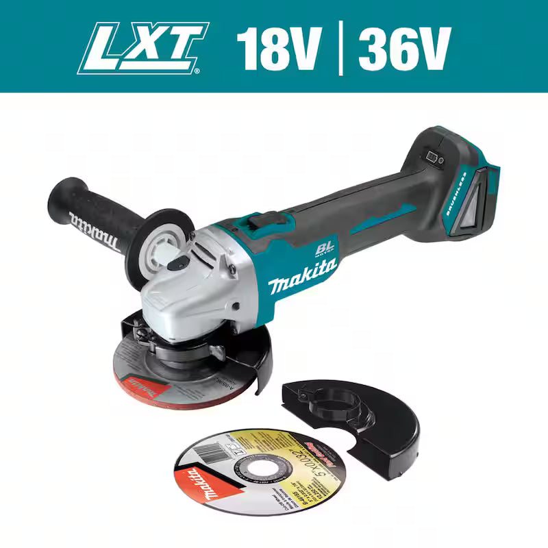 18V Lithium-Ion Brushless Cordless 4-1/2 in./5 in. Cut-Off/Angle Grinder X618510