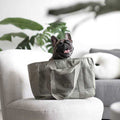 Canvas Lightweight Water Resistant Small Dog Carrier Y1351