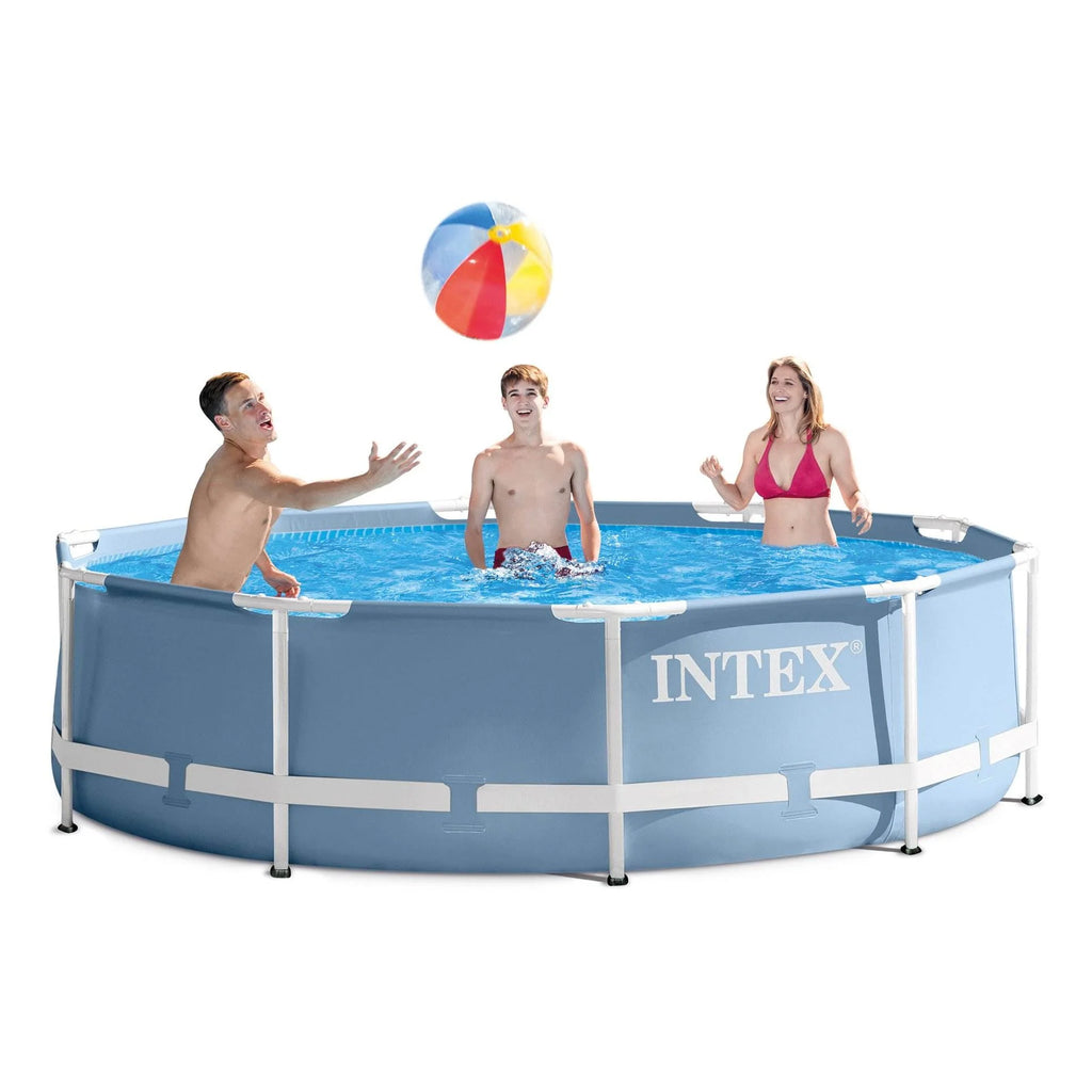 12ft x 30in Above Ground Swimming Pool with Filter Pump W605