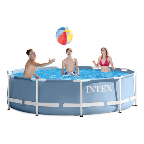 12ft x 30in Above Ground Swimming Pool with Filter Pump W605