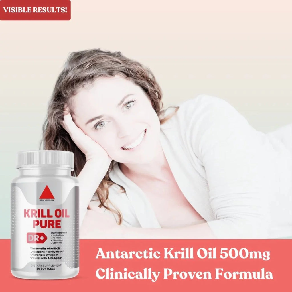Omega-3 Antarctic Krill Oil 500mg 3-Pack L73606