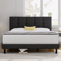 Queen Size Fabric Upholstered Platform Bed Frame T6718