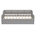 Twin Size Wooden Day Bed with Trundle R747740