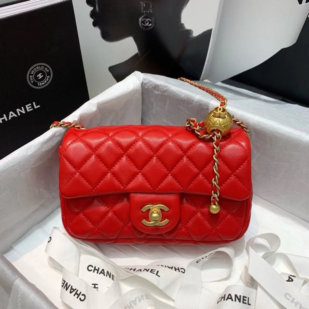 Red Flap Bag Z206341