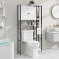 White Over The Toilet Storage Cabinet with 2 Doors X34032