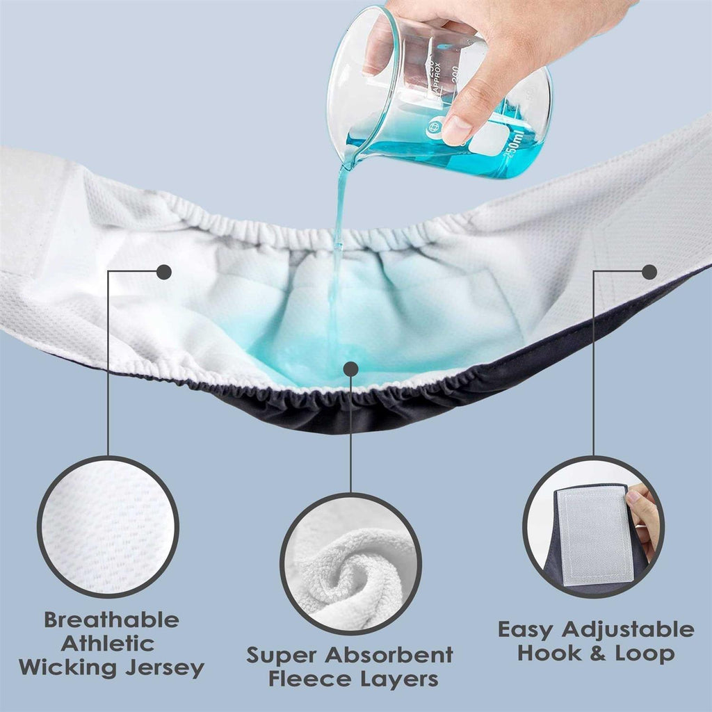 Washable Dog Diapers Male Dog Belly Wrap W8459