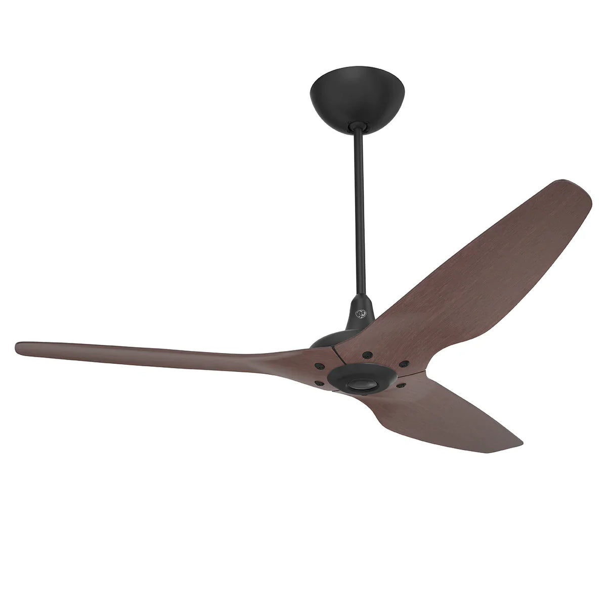 60 Ceiling Fan with Cocoa Bamboo Blades and Black Finish T14260