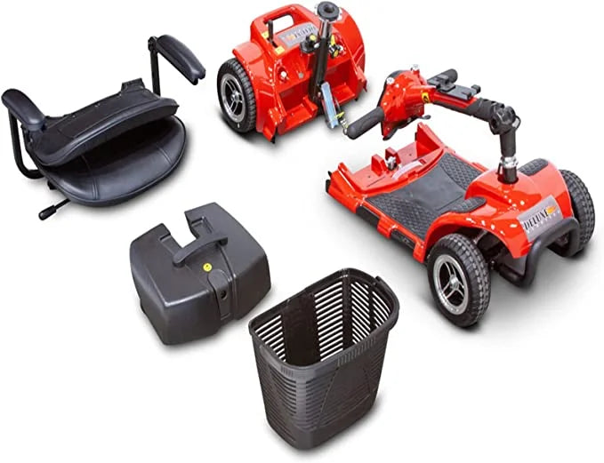 Blue Long Range Electric Mobility Scooter E480