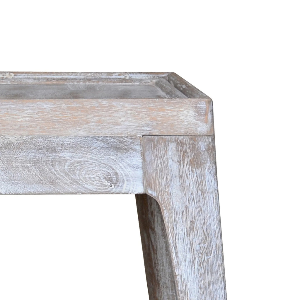 22 Inch Mango Wood End Table I607894