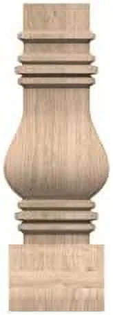 16 inch Wood Pedestal Base, Pack of Two F74783