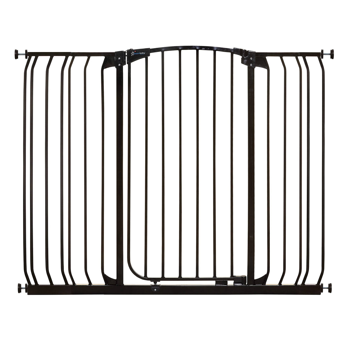 Black Extra-Tall Swing Close Hallway Gate L473013