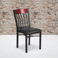 Black Mahogany Wood Dining Chair T4605