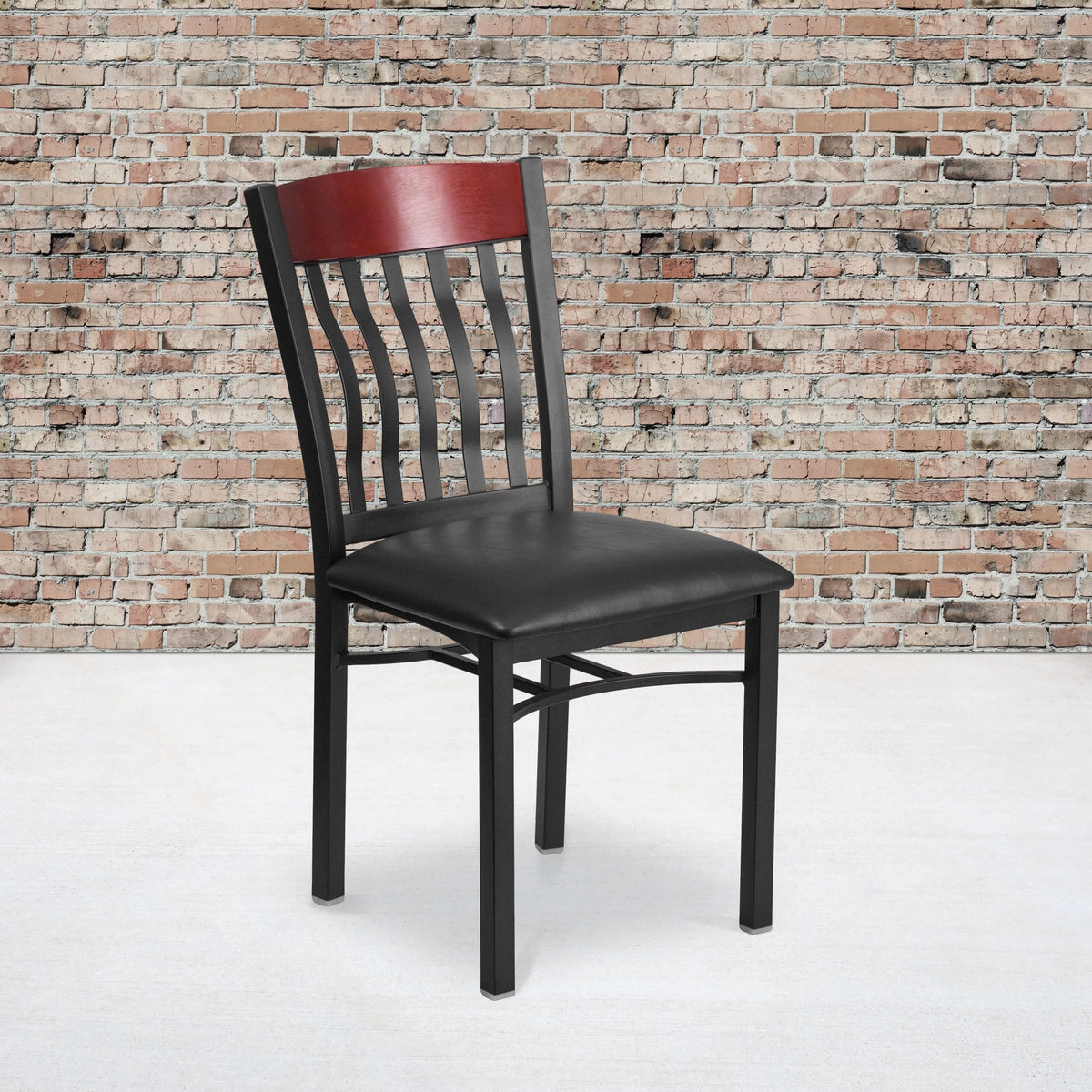 Black Mahogany Wood Dining Chair T4605