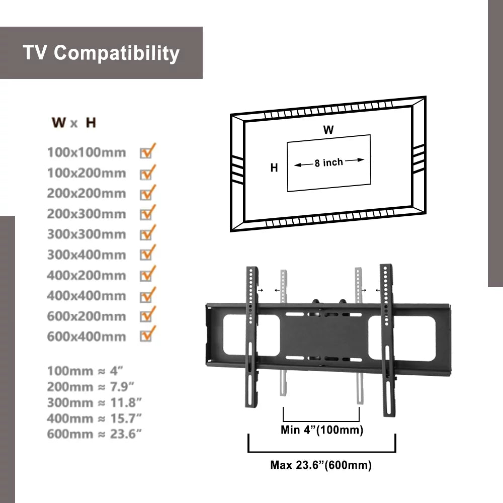 Height Adjustable Tempered Glass Swivel TV Stand P964