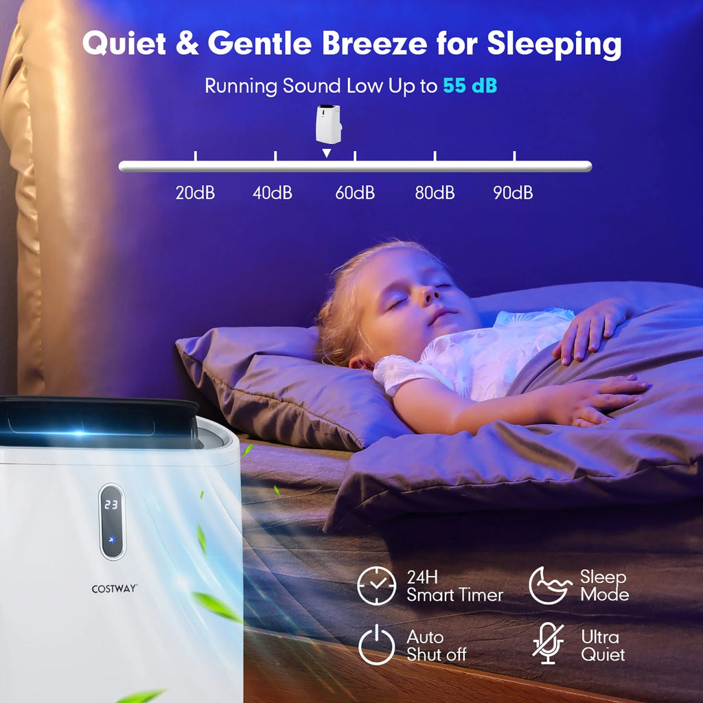 8800 BTU 4-in-1 Portable Air Conditioner D16540