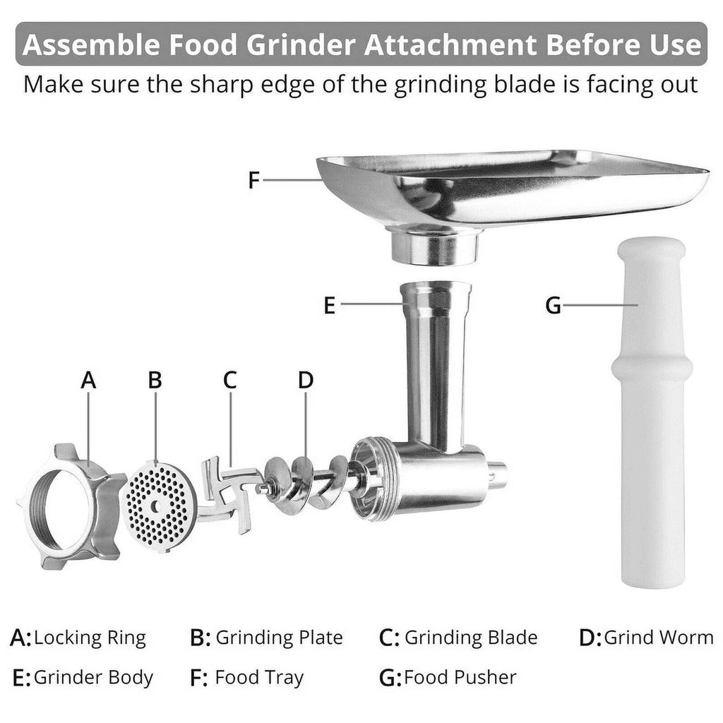 Stainless Steel Sausage Stuffer Attachment K1938