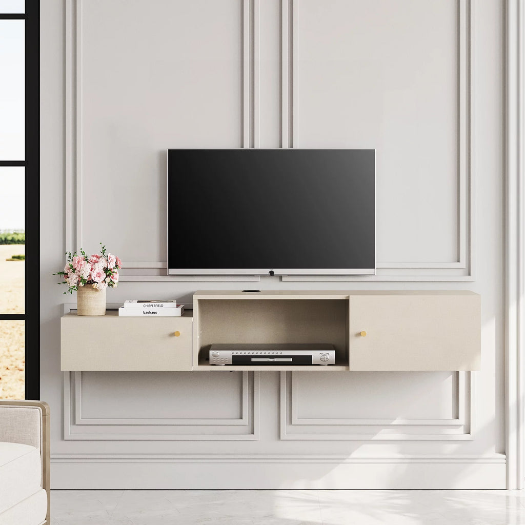 59'' Floating TV Stand with Charging Station H71686