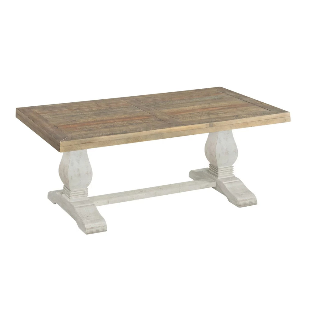 19 Inch Coffee Table with Pedestal Base G93762