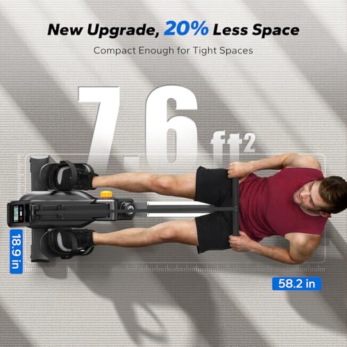 Foldable Magnetic Rowing Machine with 16-Level Z802244