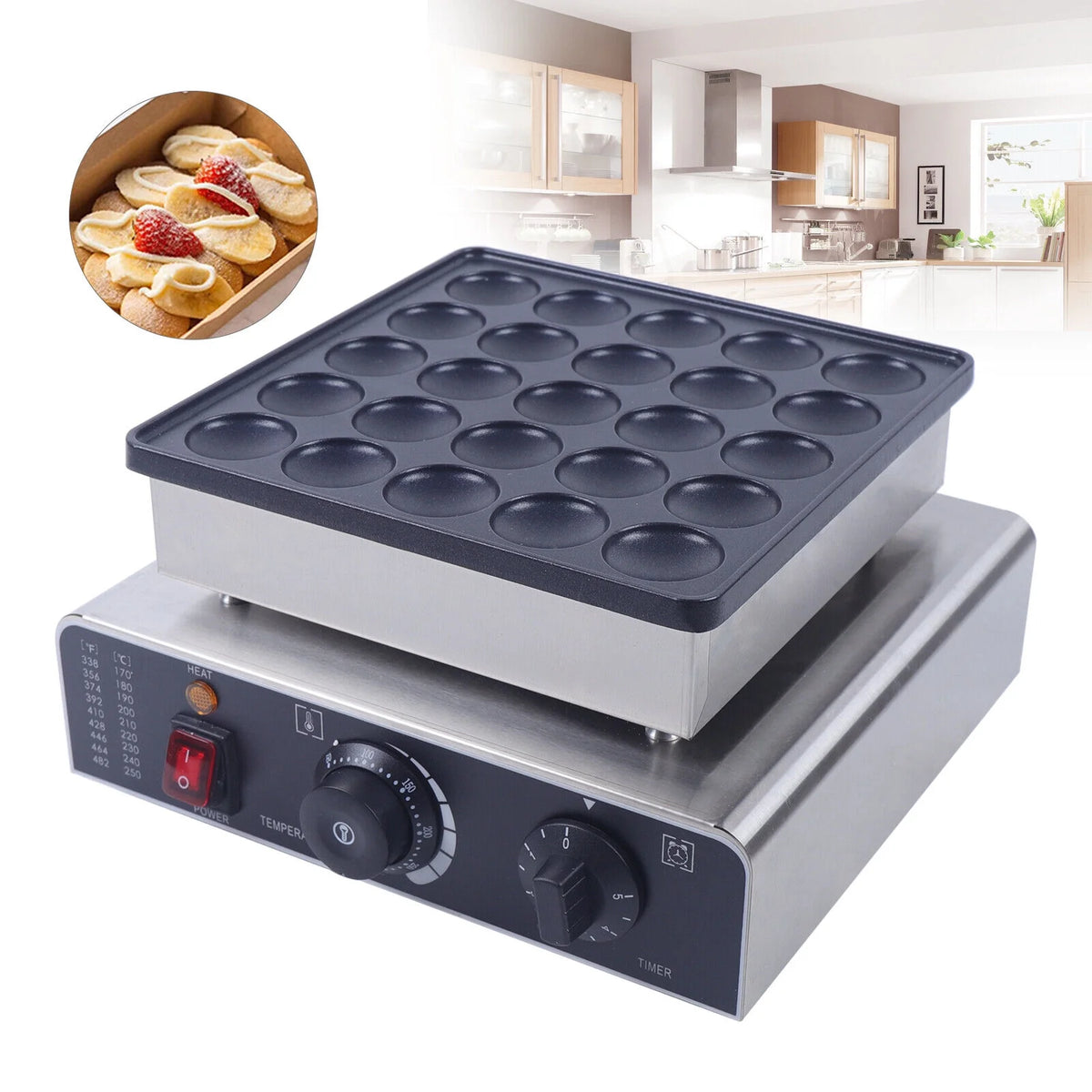 Pancake Maker Electric Aluminum U349544
