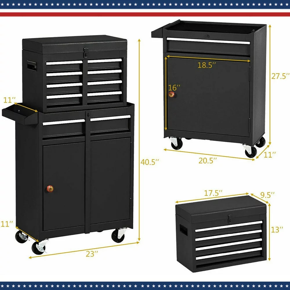 5 Drawer Rolling Tool Chest with Wheels K585683