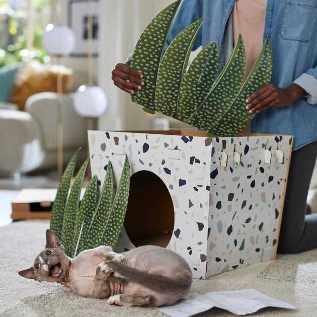 Cardboard Cat House D439