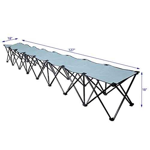 Portable 8-Seater Folding Bench M43398