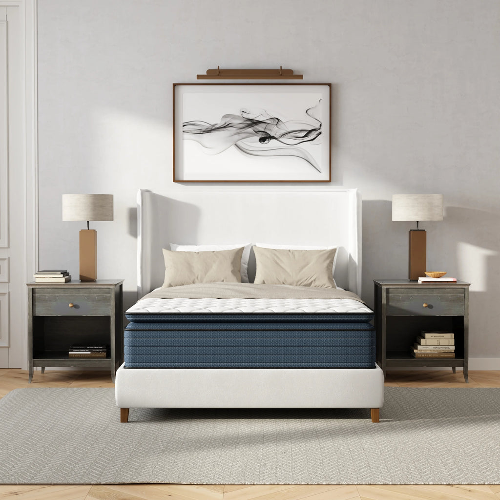 Queen Hybrid Pillow Top Mattress A90796