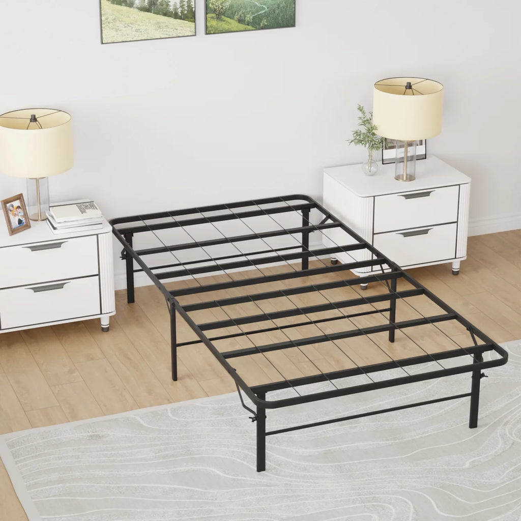 Twin Size 14 Inch Metal Platform Bed Frame L61594