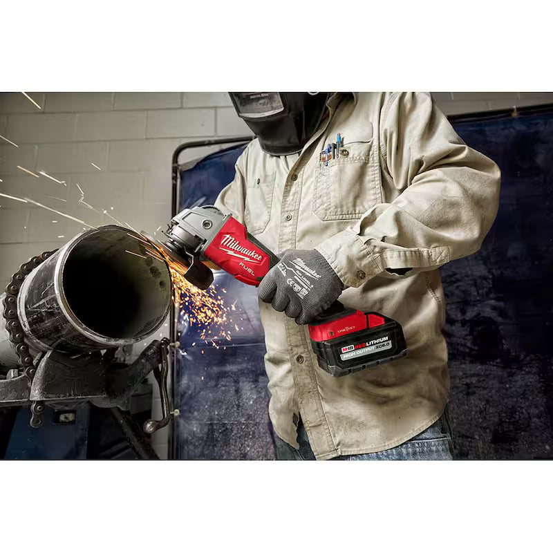 18V Brushless Cordless 4-1/2 in./5 in. Braking Grinder B340