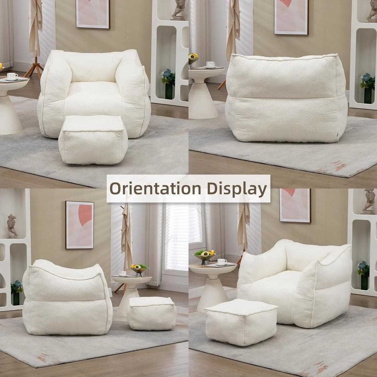 Sofa Chair with Ottoman U218783
