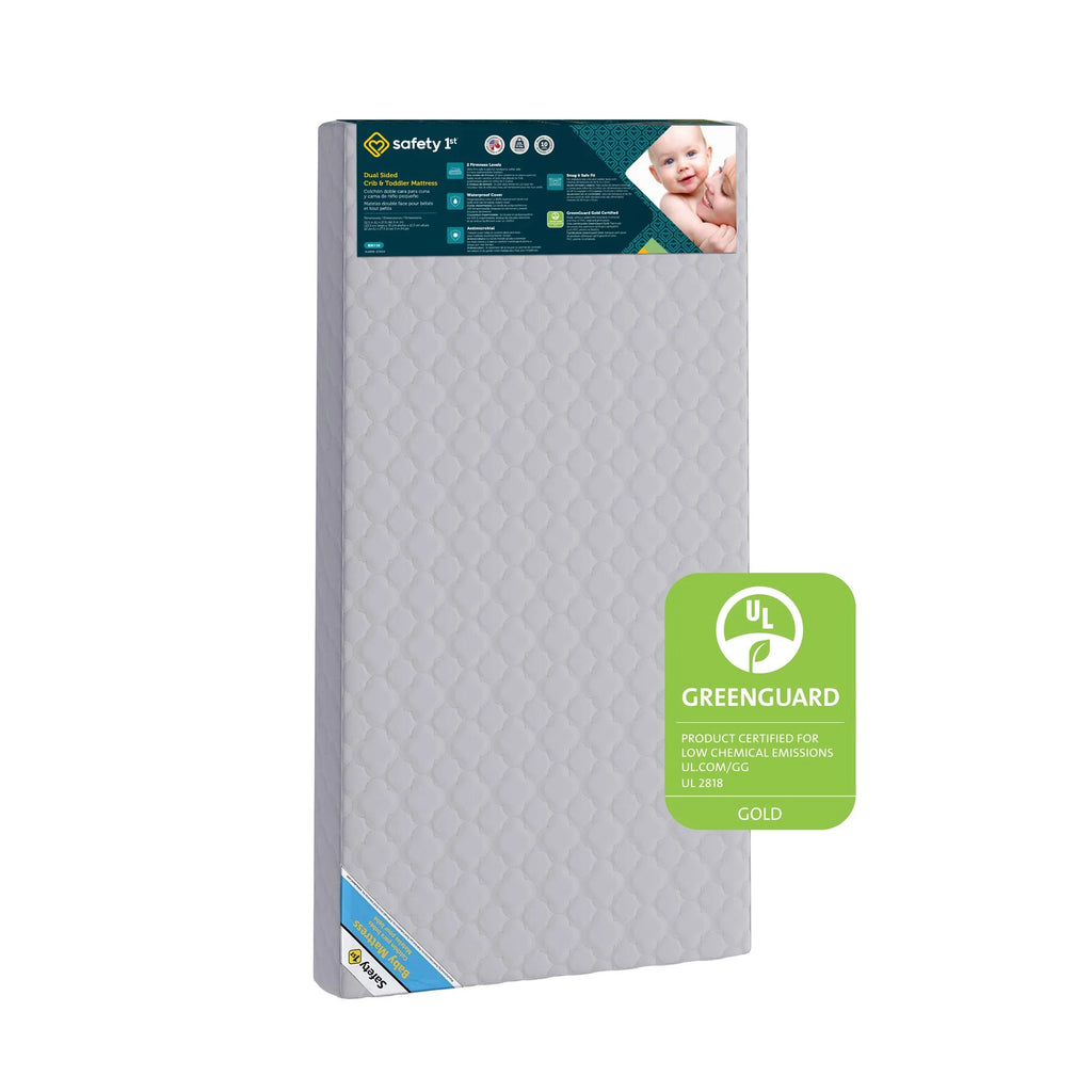 2-in-1 Antimicrobial Crib & Toddler Mattress Z1678