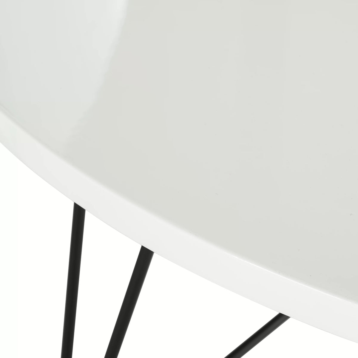 White Round Coffee Table Q7697