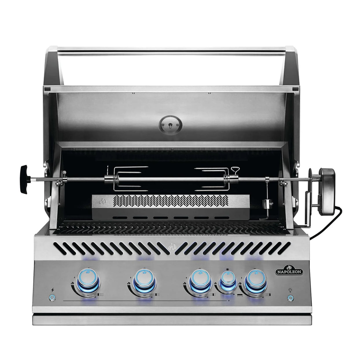 32-Inch Propane Gas Grill with Infrared Rear Burner & Rotisserie Kit G884