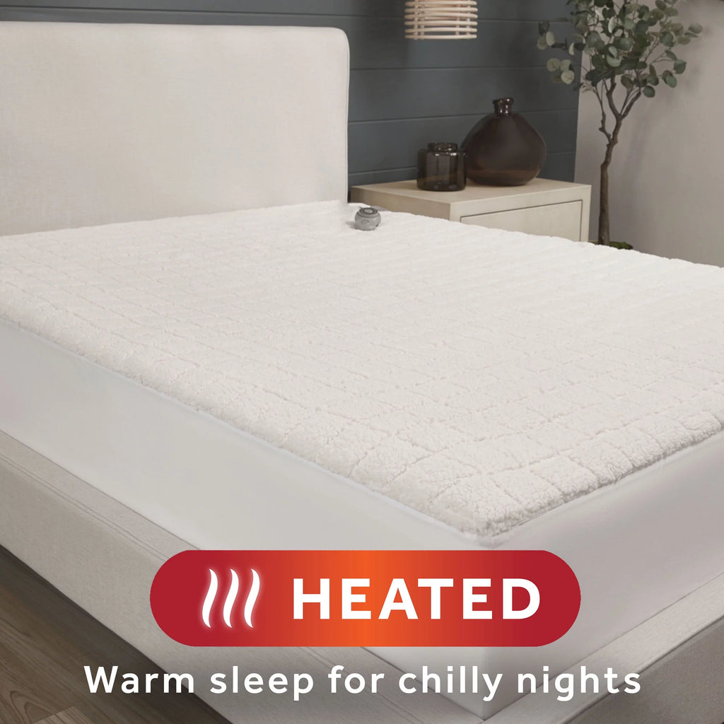 2-in-1 Reversible Heated and Cooling Mattress Pad Queen Size F3059