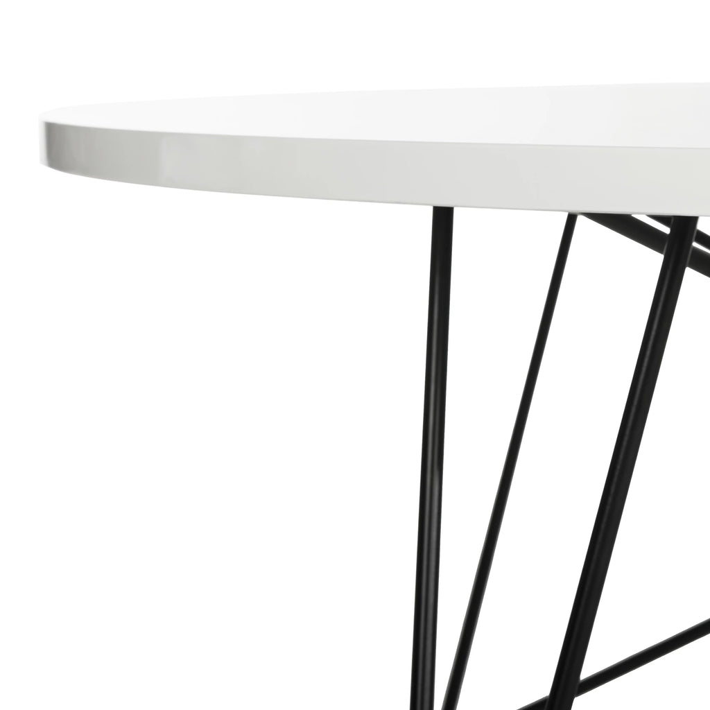 White Round Coffee Table Q7697