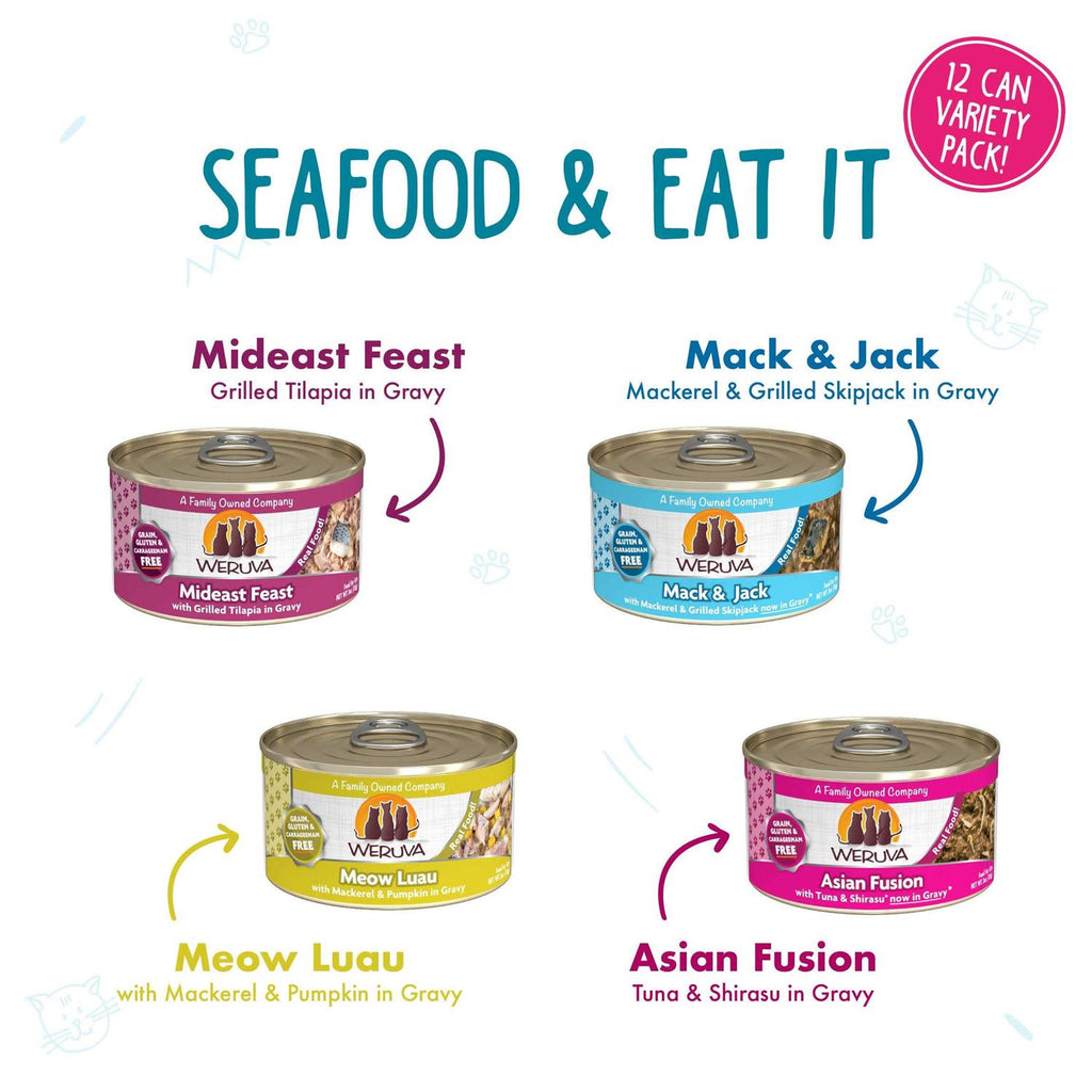 Seafood Wet Cat Food Variety Pack G697925
