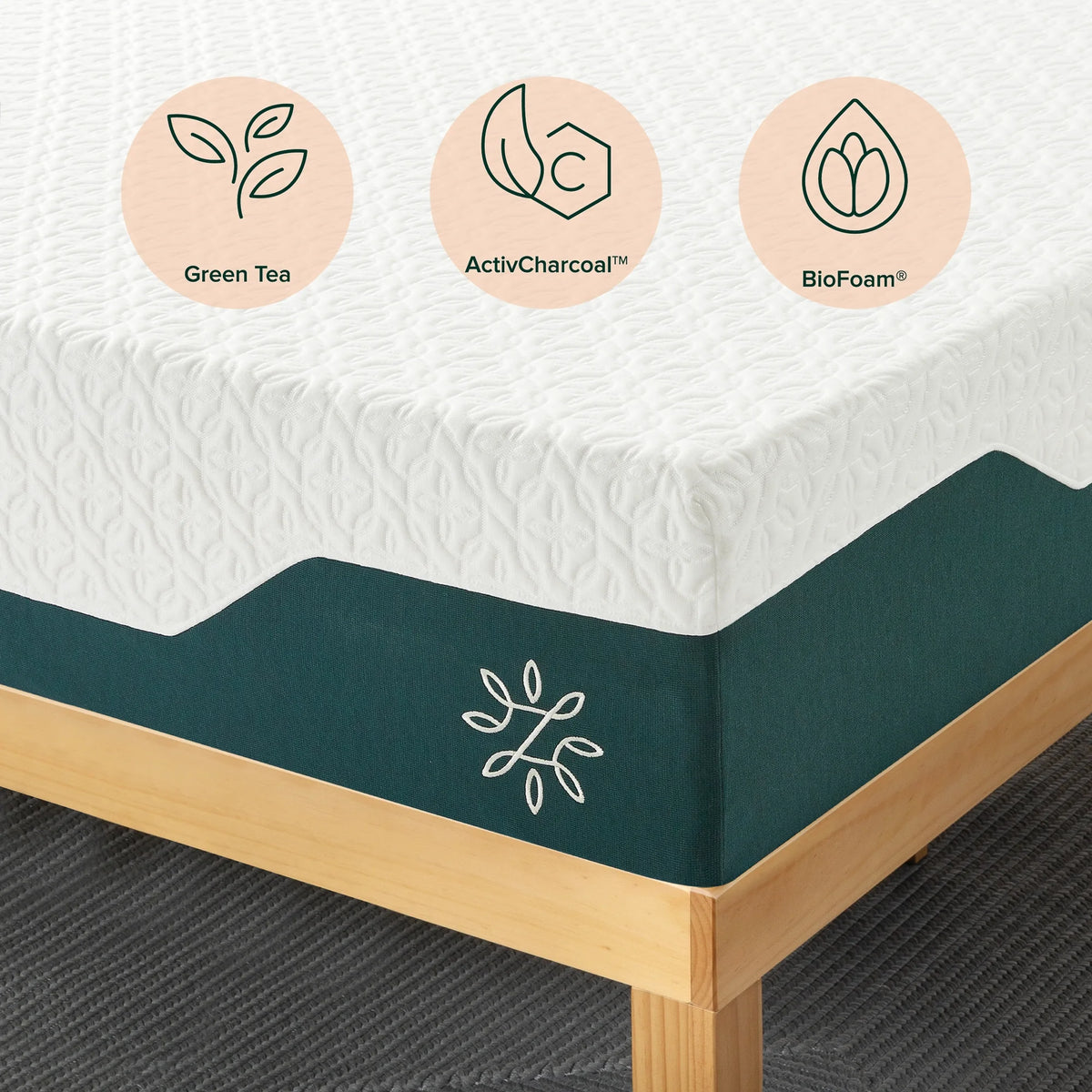 12 Cooling Gel Memory Foam Queen Mattress V95632