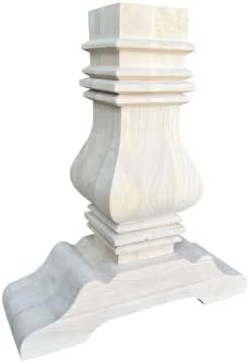 16 inch Wood Pedestal Base, Pack of Two F74783