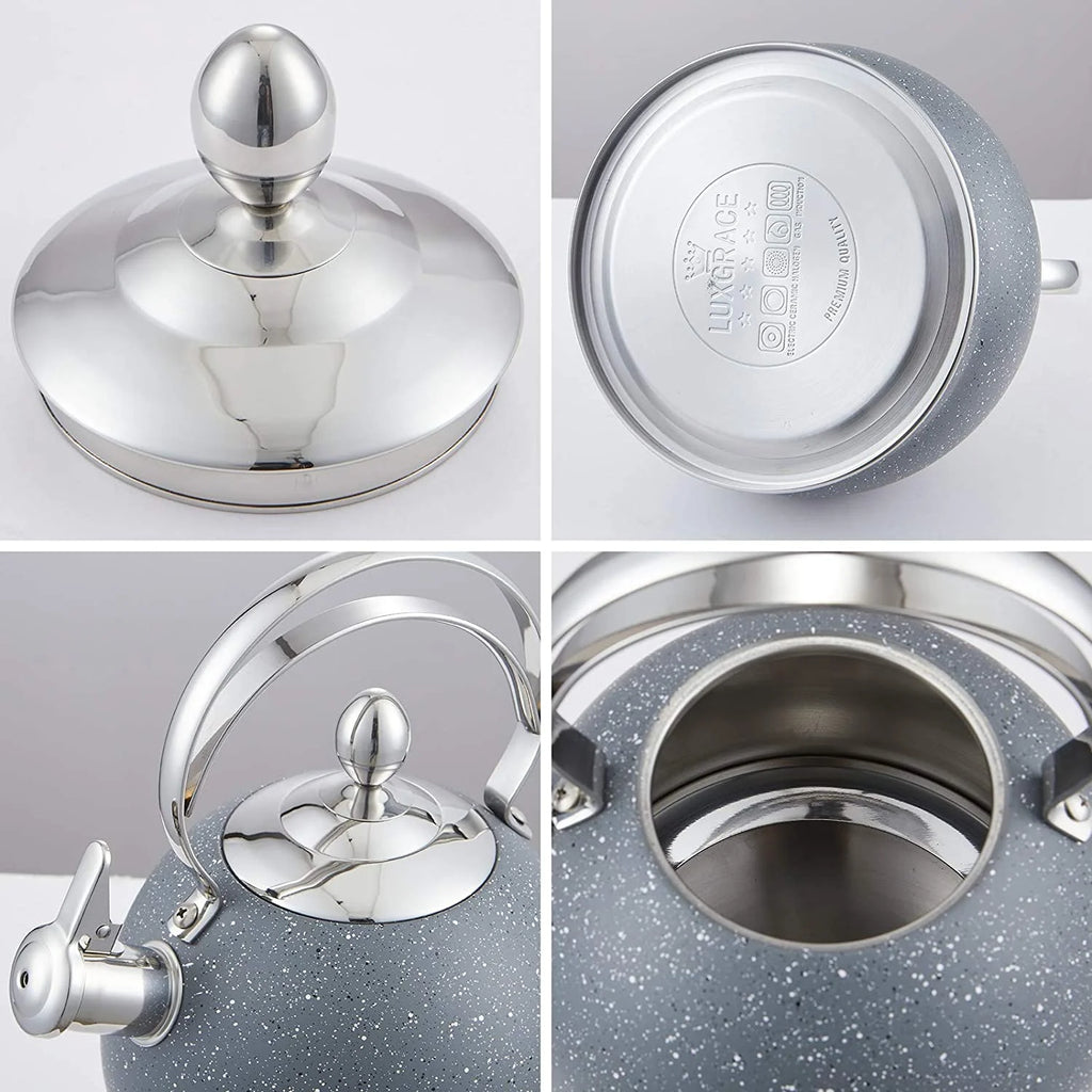 2.5 Qt Stainless Steel Whistling Tea Kettle F4215
