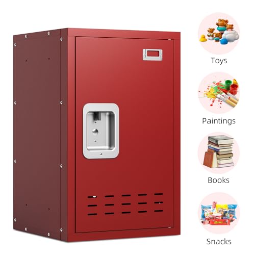 Black Single Tier Metal Storage Locker I5429
