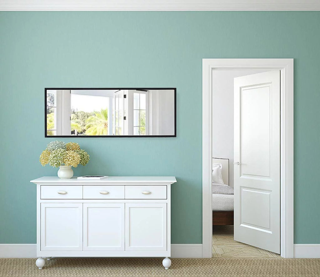 Black 18" x 48" Wall Mirror G582009
