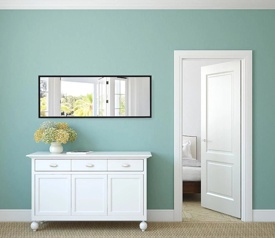 Black 18" x 48" Wall Mirror G582009
