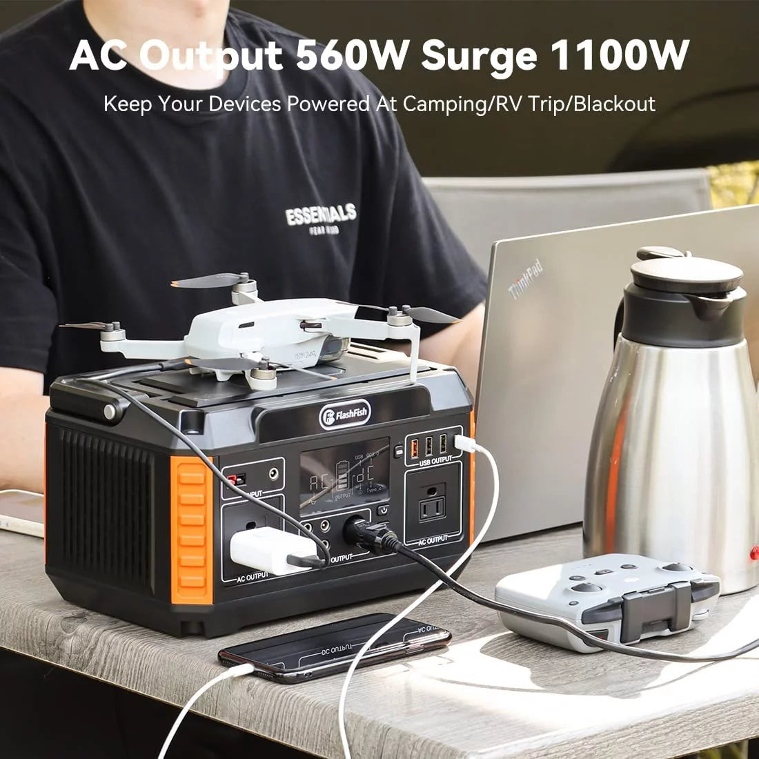 560W Portable Power Station C622934
