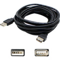 5-Pack of 15ft USB 2.0 Male to Female Black Extension T974351