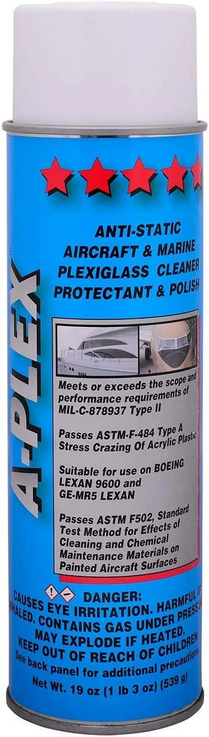 19 oz Anti-Static Cleaner Polish and Protectant for Plexiglass I114