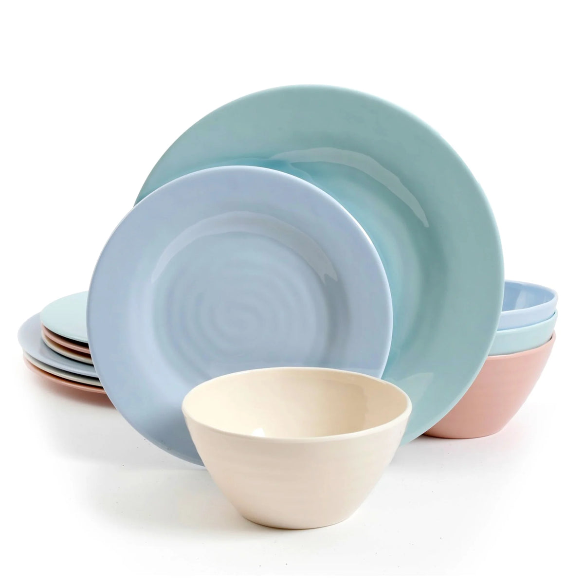 12 Piece Melamine Dinnerware Set T90031